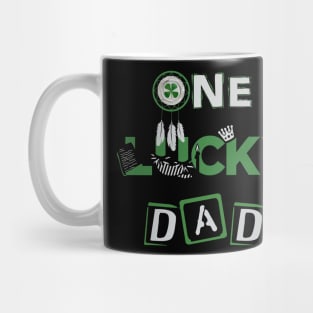 One Lucky Dad Matching St Patricks Day Mug